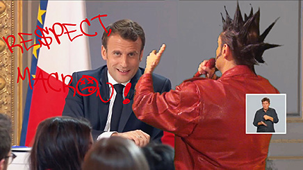 Clip "Respect, Macron !"