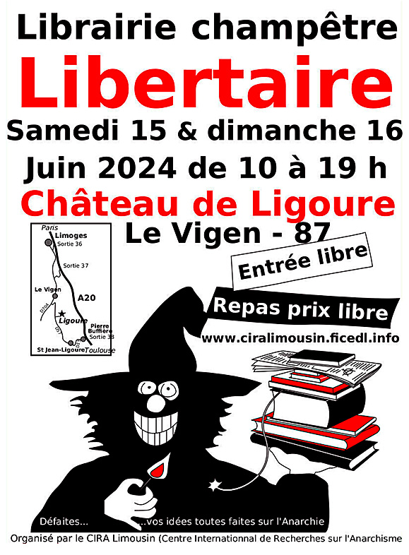 Salon du livre anarchiste de Ligoure